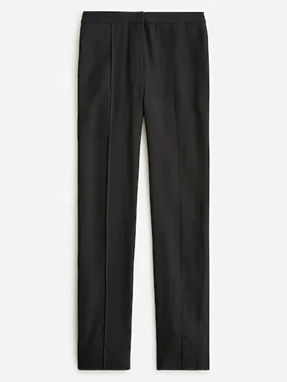 J.CREW Petite high-rise crepe trouser 12p petite size black color - Picture 4 of 5